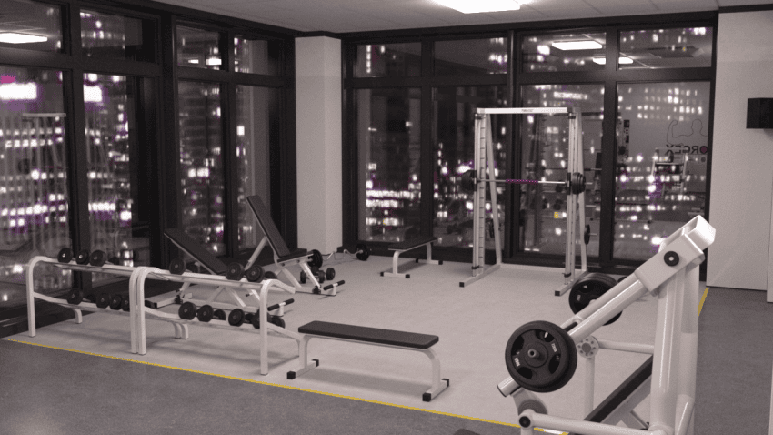 Modern Fitness Club 3d Model