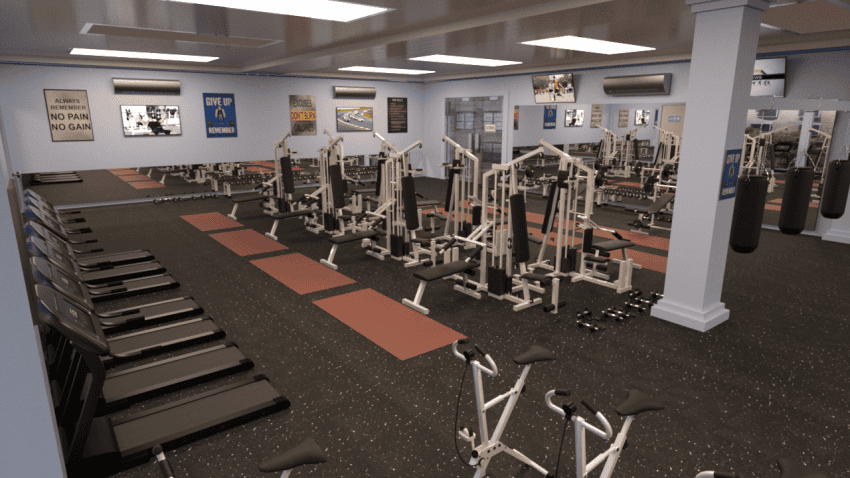 Fitness Studio 3d Model