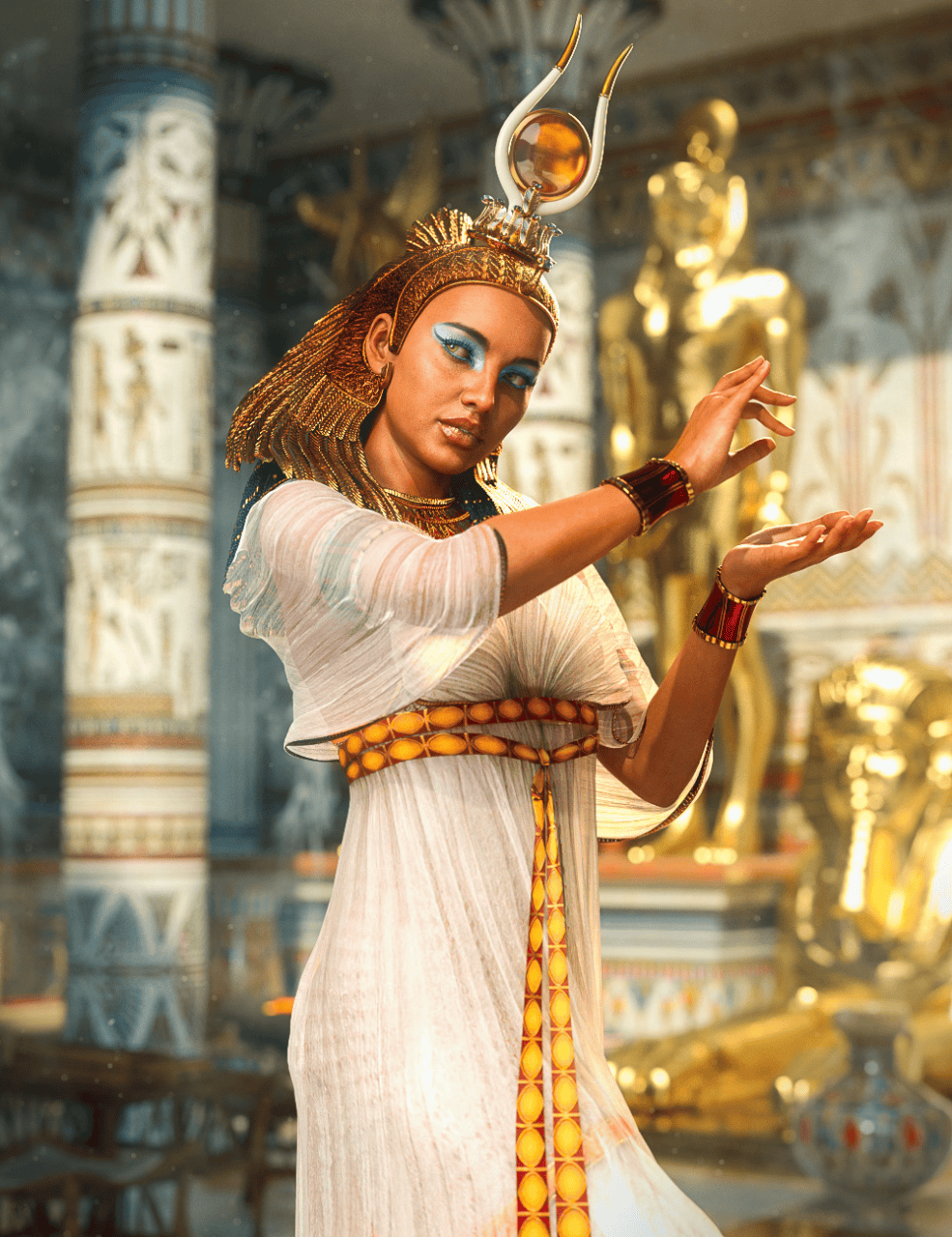 3d twosret pharaoh 8 daz unity living bundle