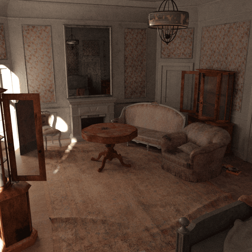 Abandoned house 3d model