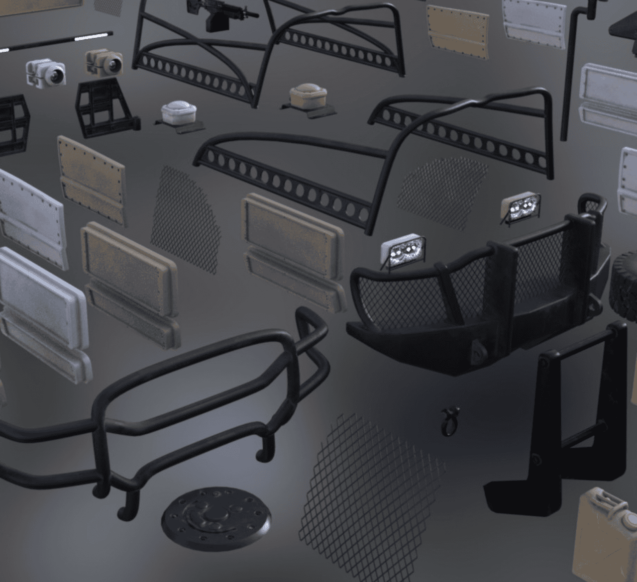 bighorn patrol car props