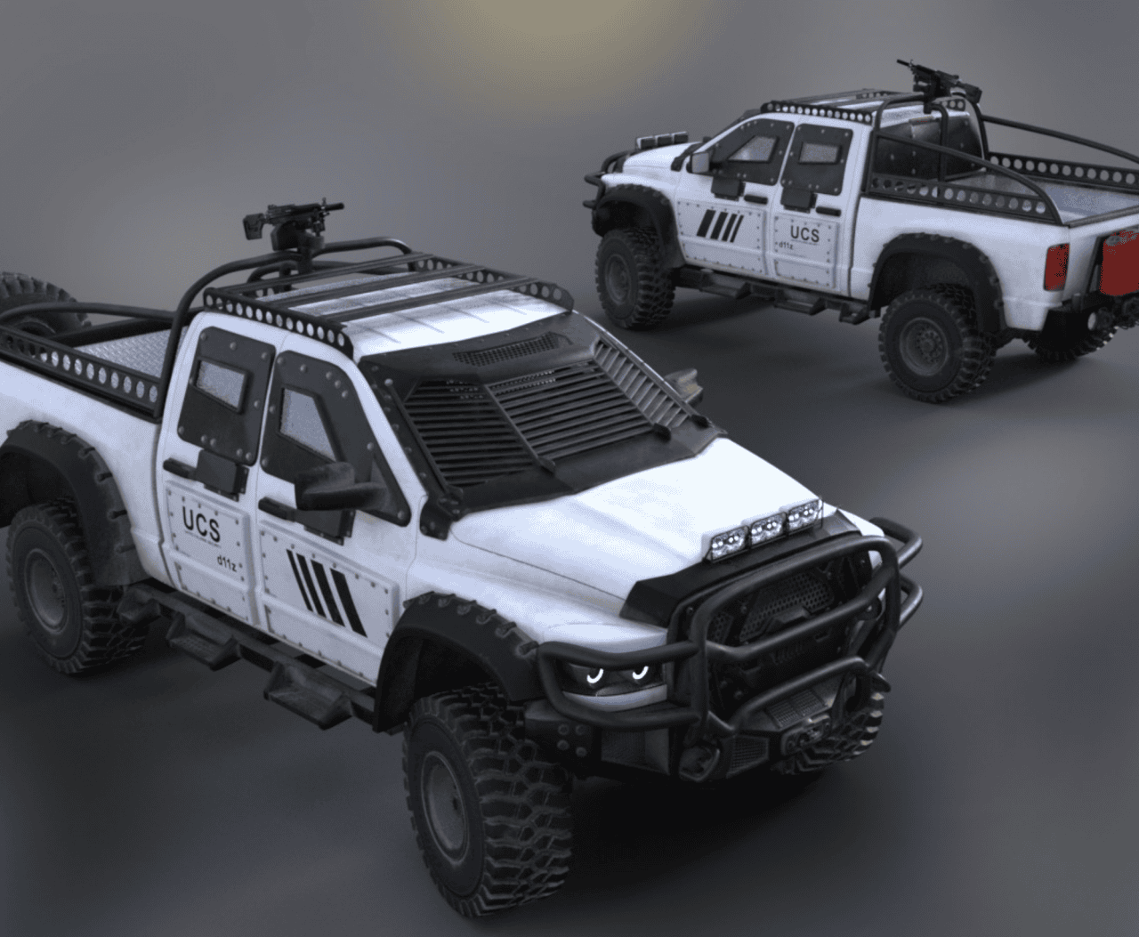bighorn patrol police truck 3d asset