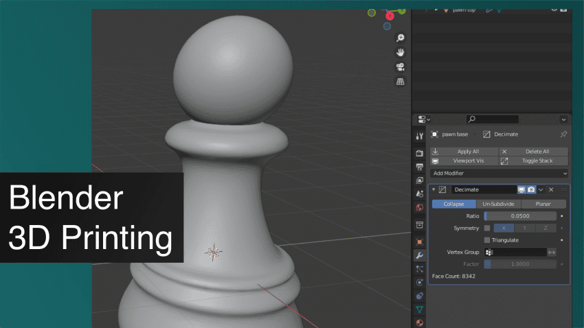 Blender 3D Printing
