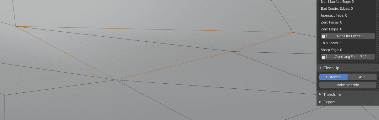 blender 3d printing clean up