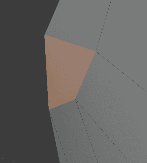 blender 3d printing non flat face