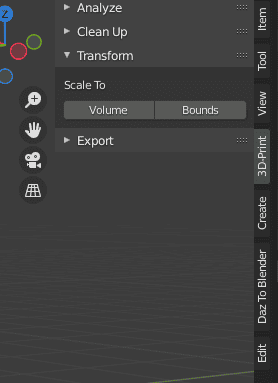 blender 3d printing scale