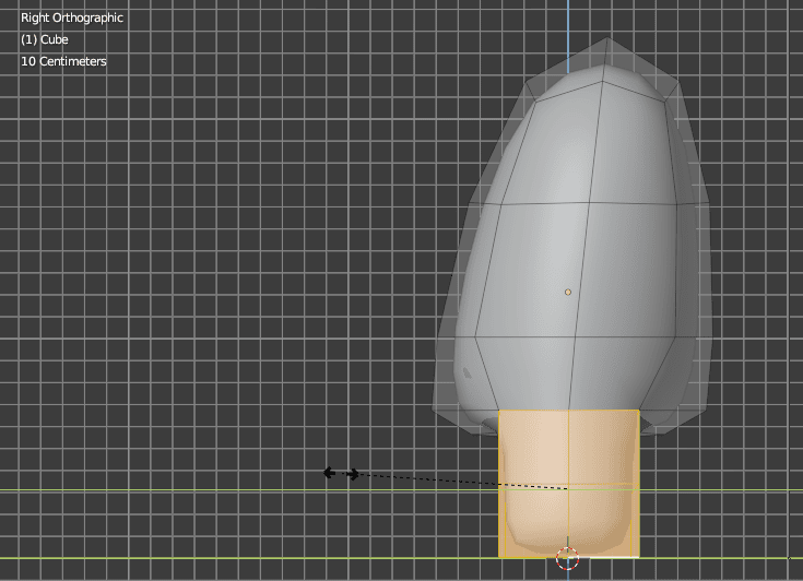 blender add loop leg 3d among us