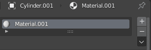 blender add material slot