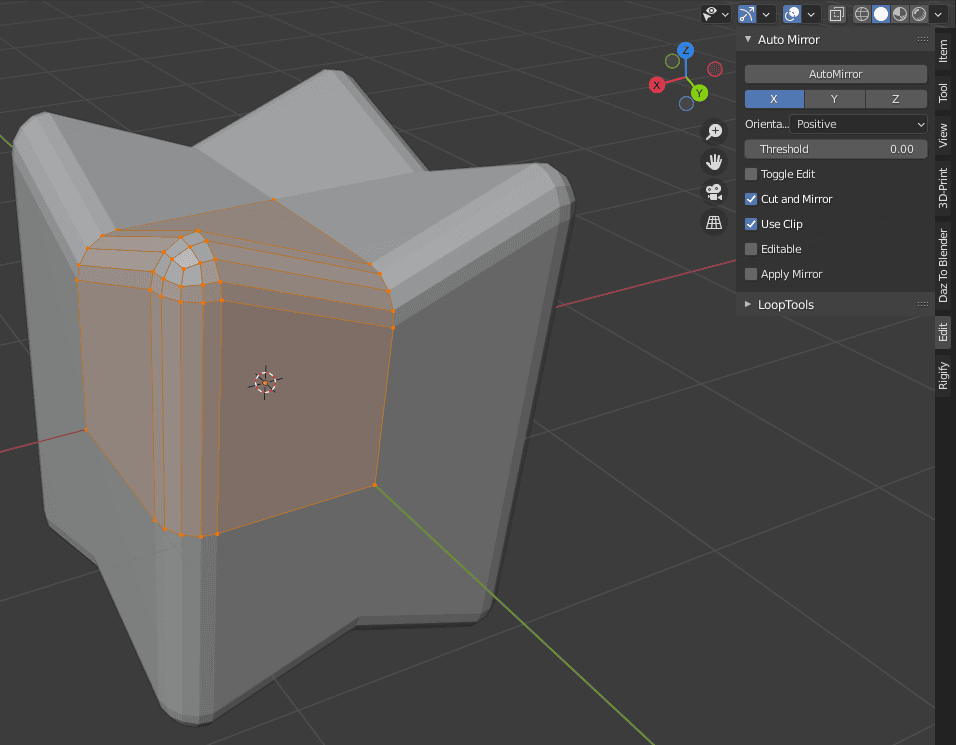 blender addons auto mirror