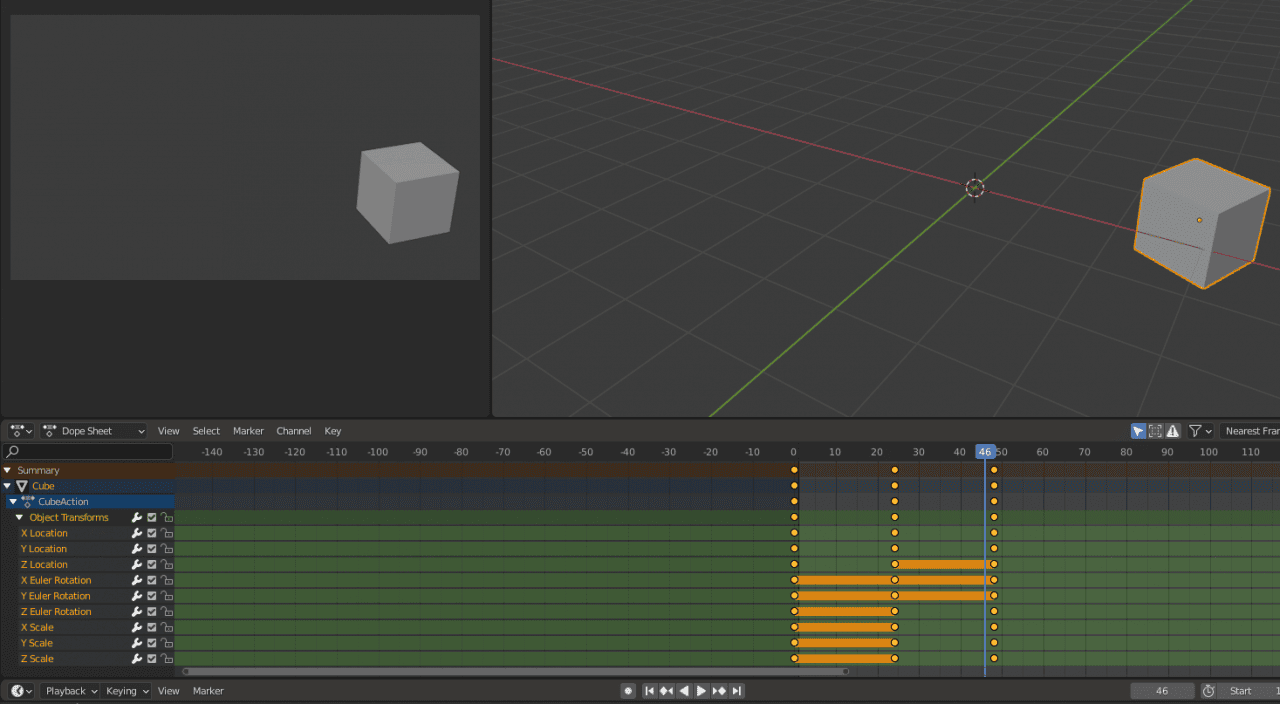 blender animating transforms