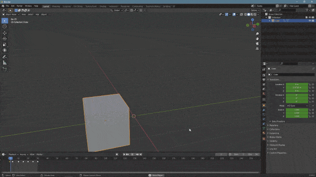 blender animation complex