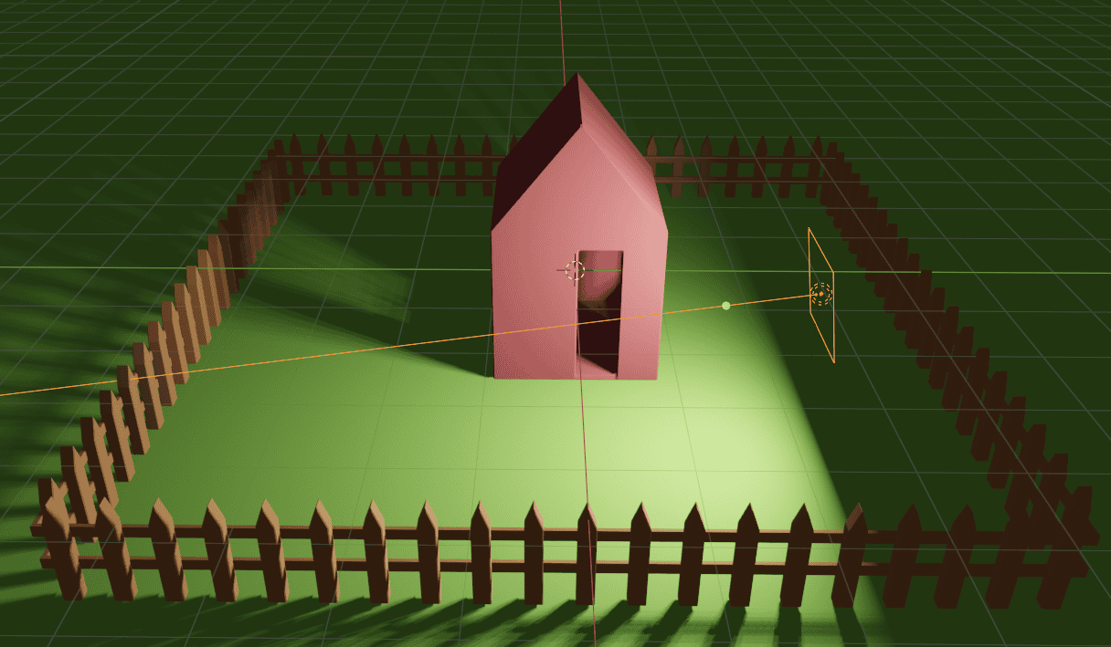 blender basics area light