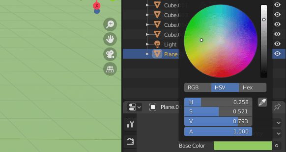 blender basics base color