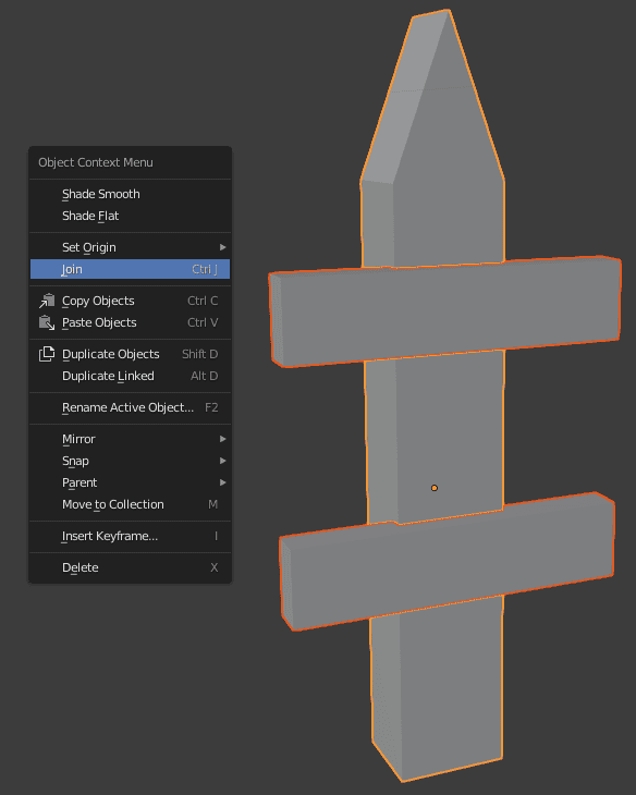 blender basics joining objects