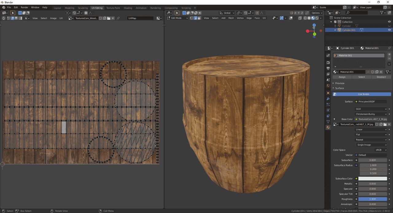 blender basics uv map
