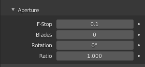 blender bokeh settings