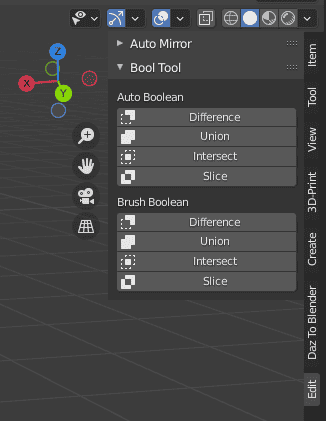 blender boolean tool