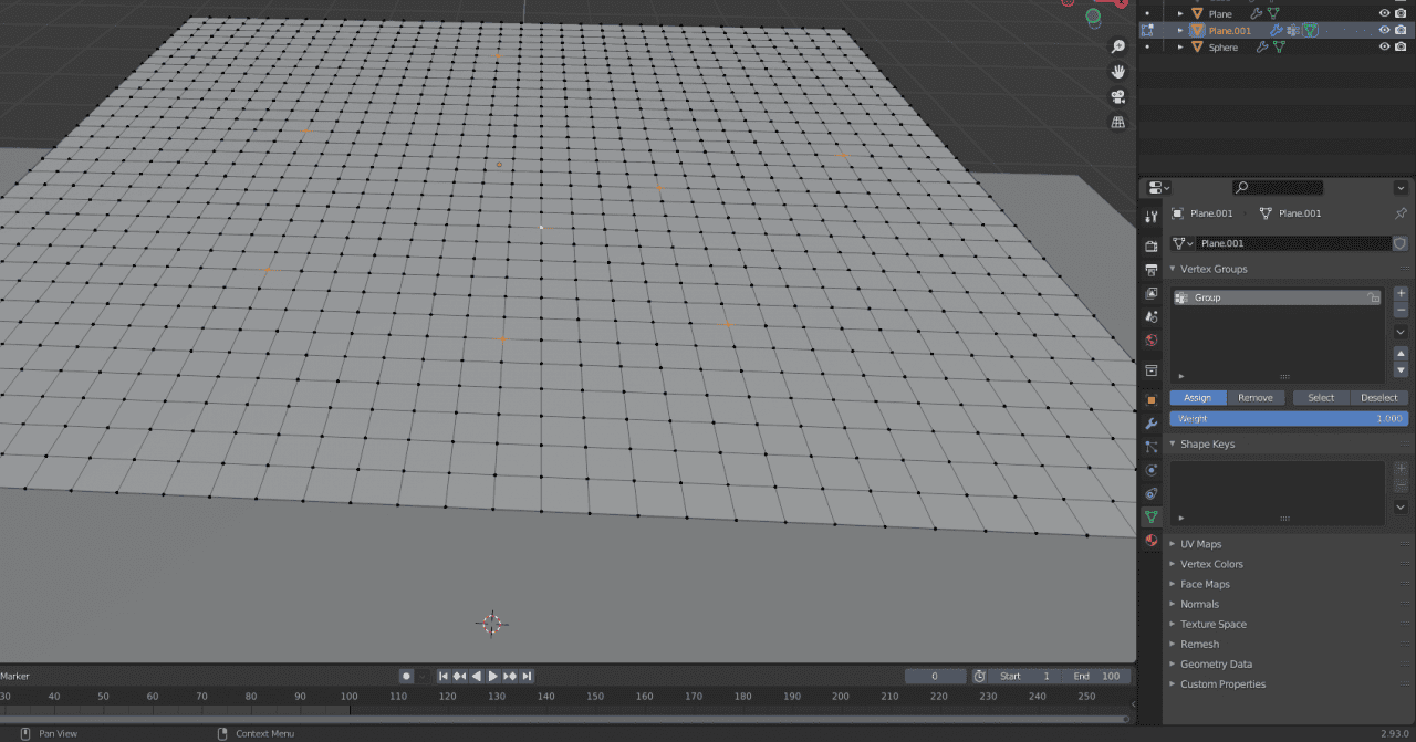 blender cloth pinning