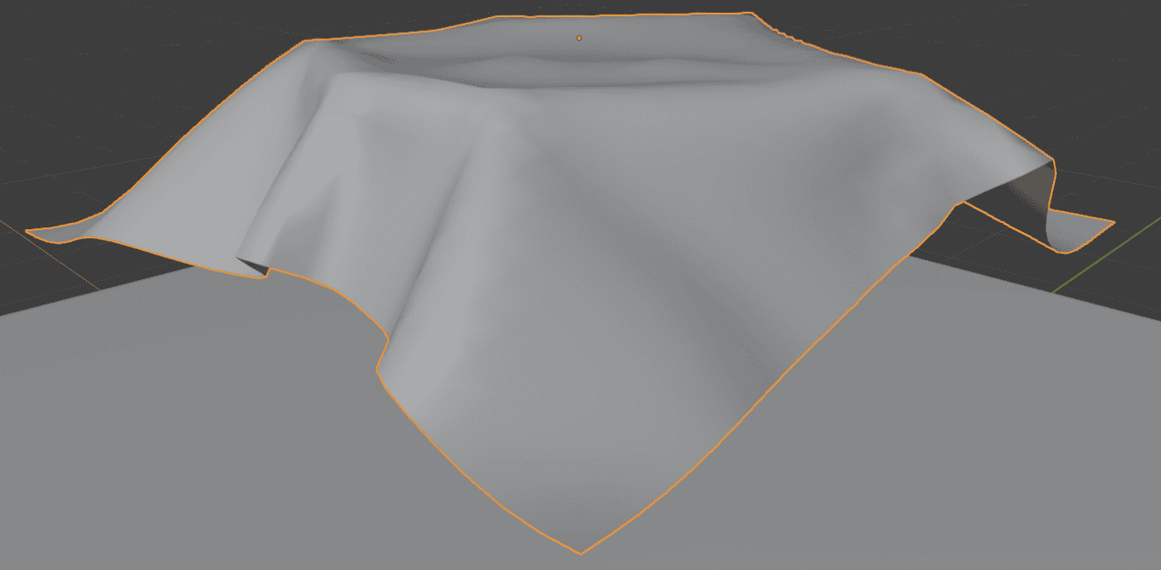 blender cloth simulation pin