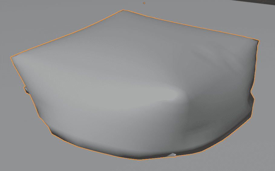 blender cloth simulation pressure