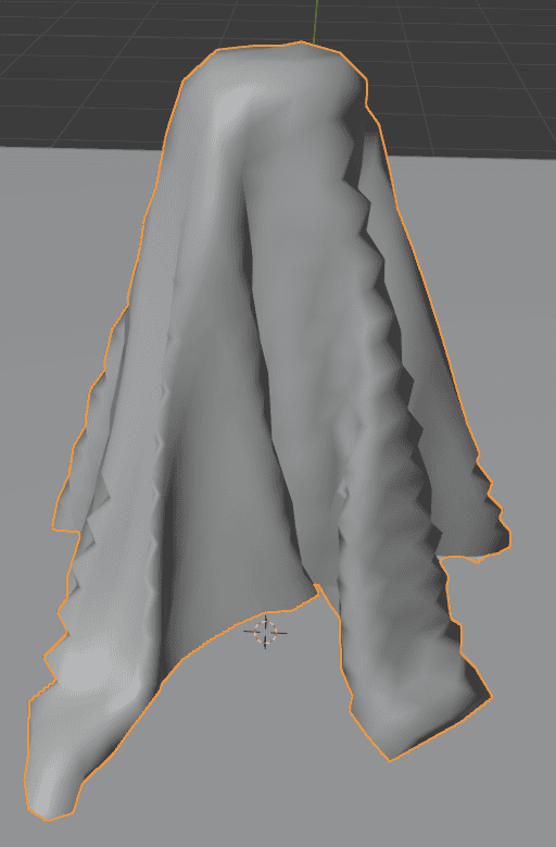 blender cloth simulation self collision