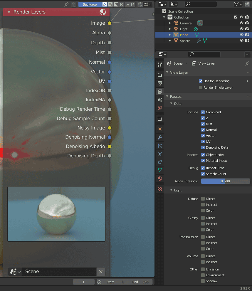 blender compositing passes