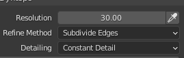 blender constant detail settings
