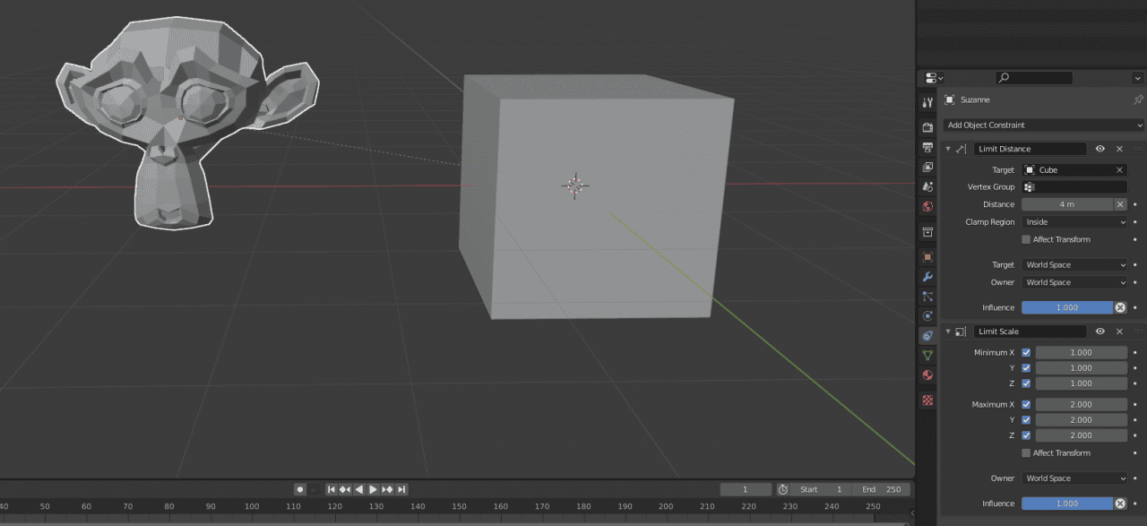 blender constraints limit distance