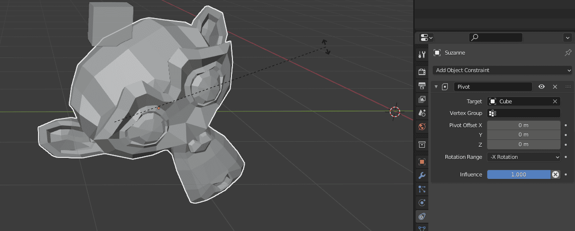 blender constraints pivot