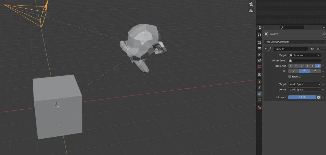 blender constraints track to