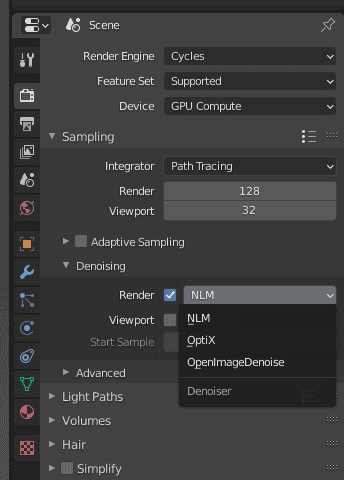 blender cycles render settings