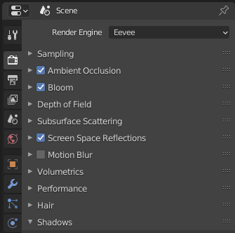 blender eevee render settings