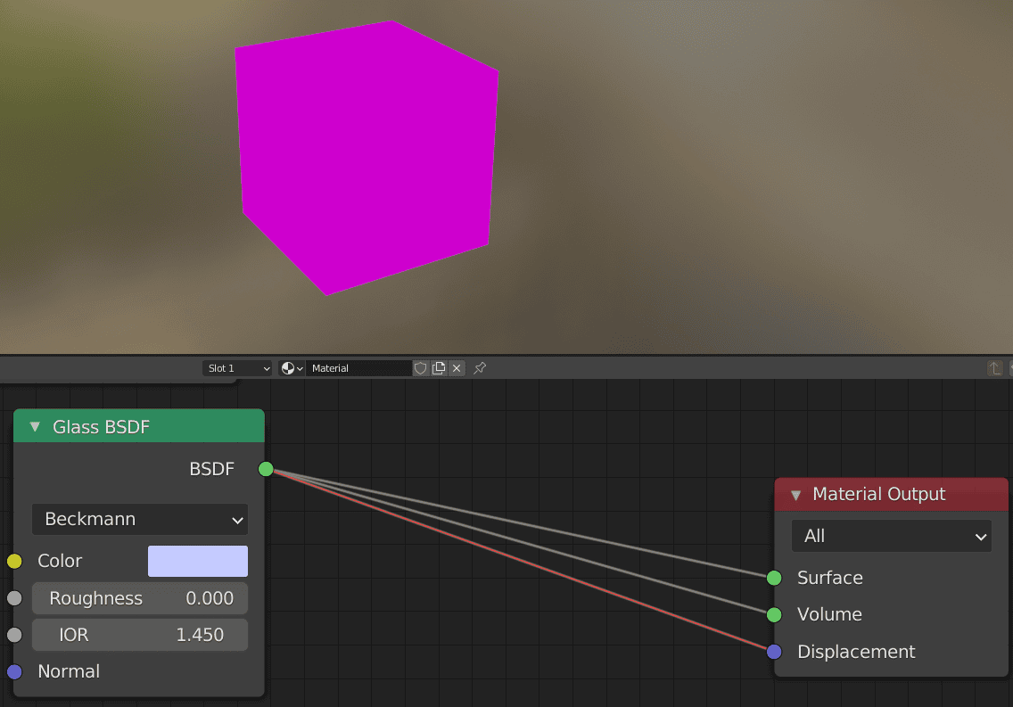 blender error output