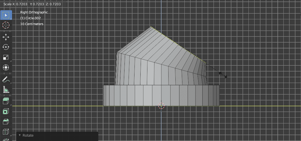 blender extrude santa hat christmas season 3d