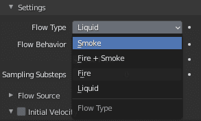 blender flow type smoke simulation
