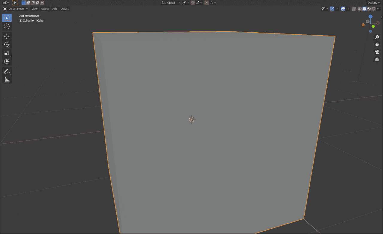 blender frame selected