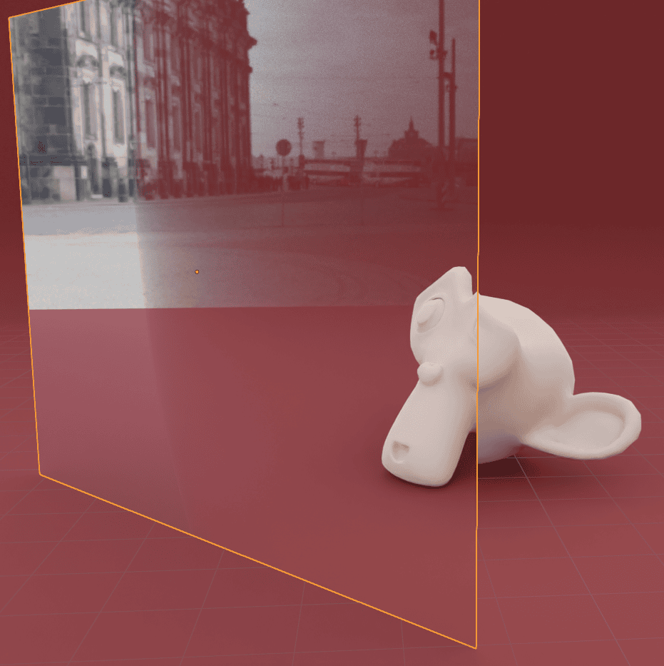 blender glass refraction