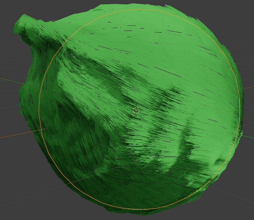 blender hair comb brush