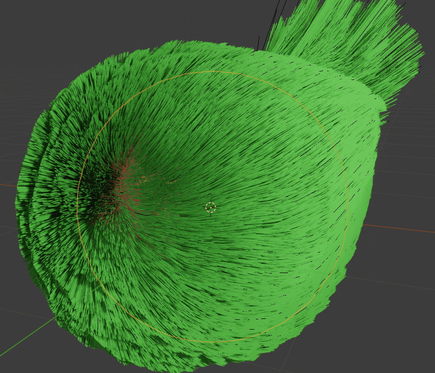 blender hair puff brush