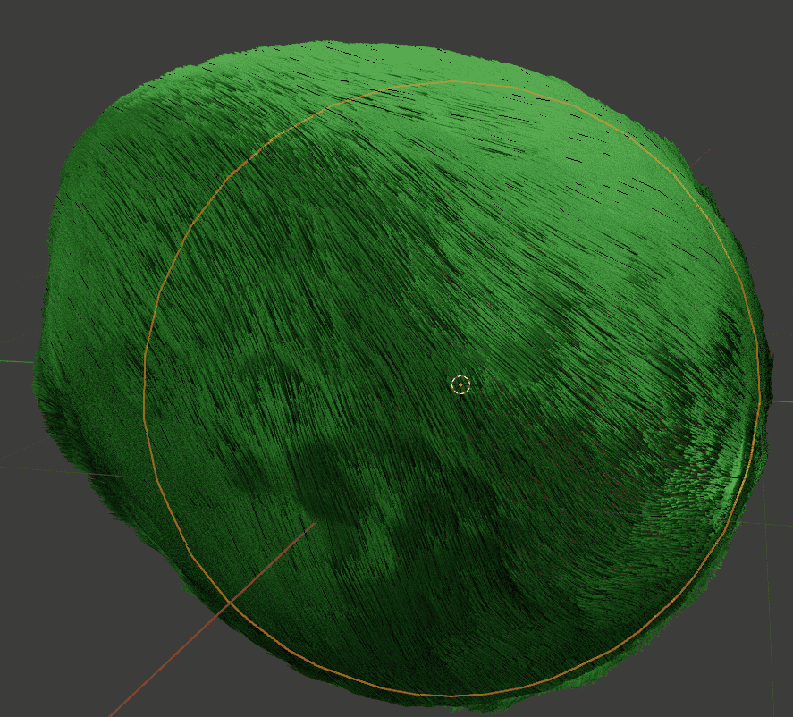 blender hair smooth brush