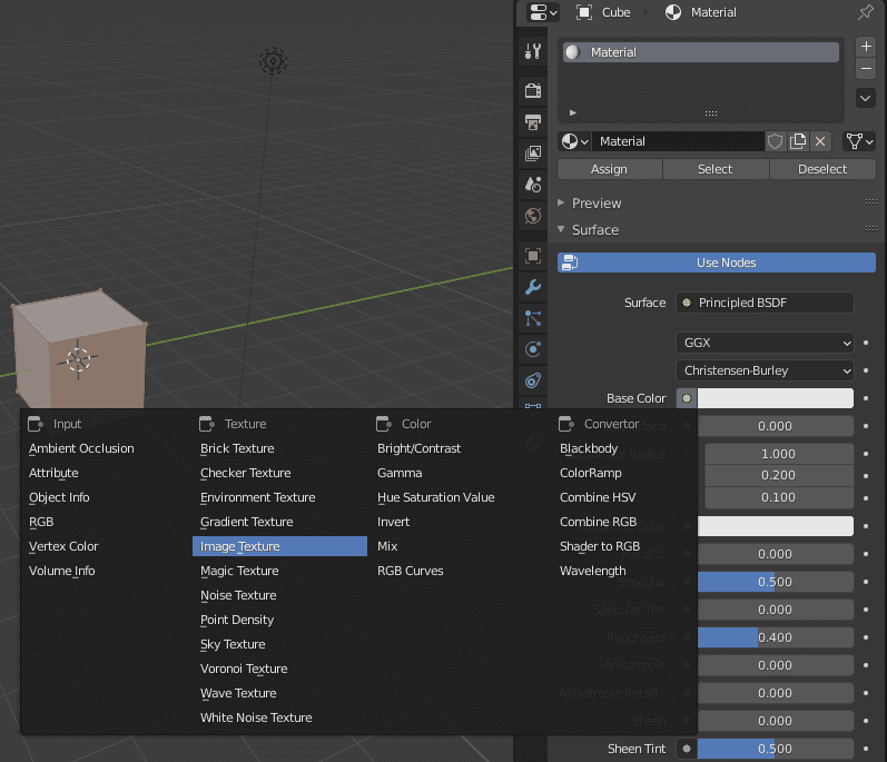 blender image texture