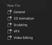 blender interface preset
