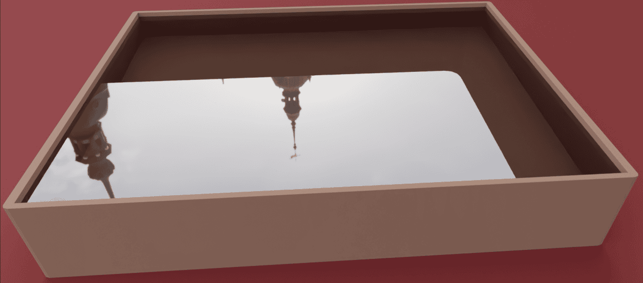 blender liquid material volume