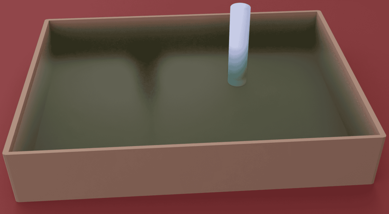 blender liquid refraction