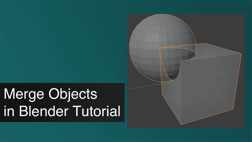 Blender Merge Objects