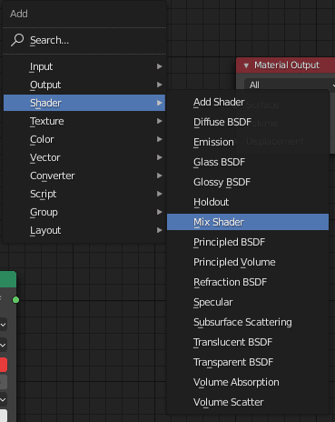 blender mix shader node