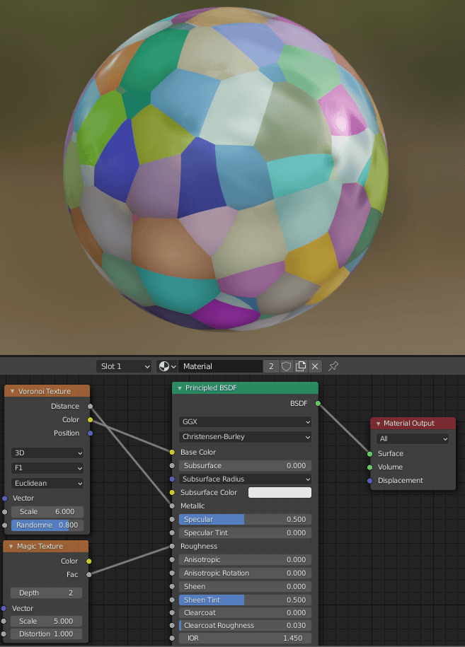 blender mixing texture nodes