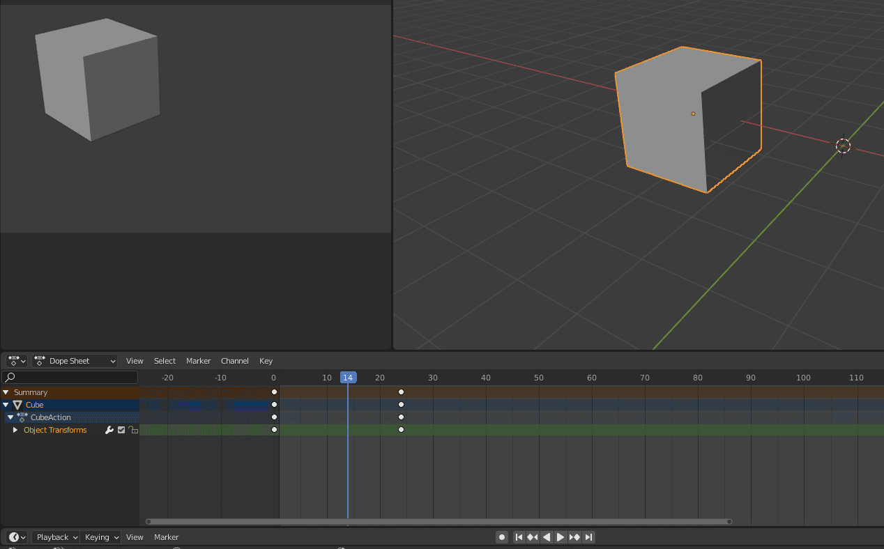 blender moving playhead