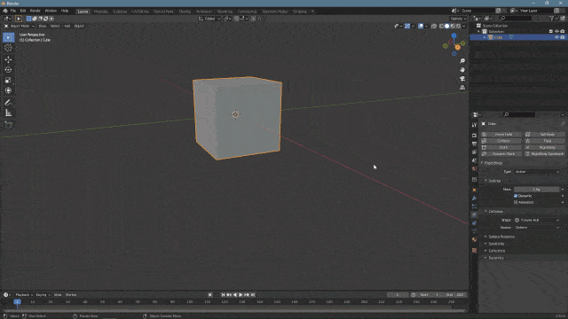 blender physics rigid body