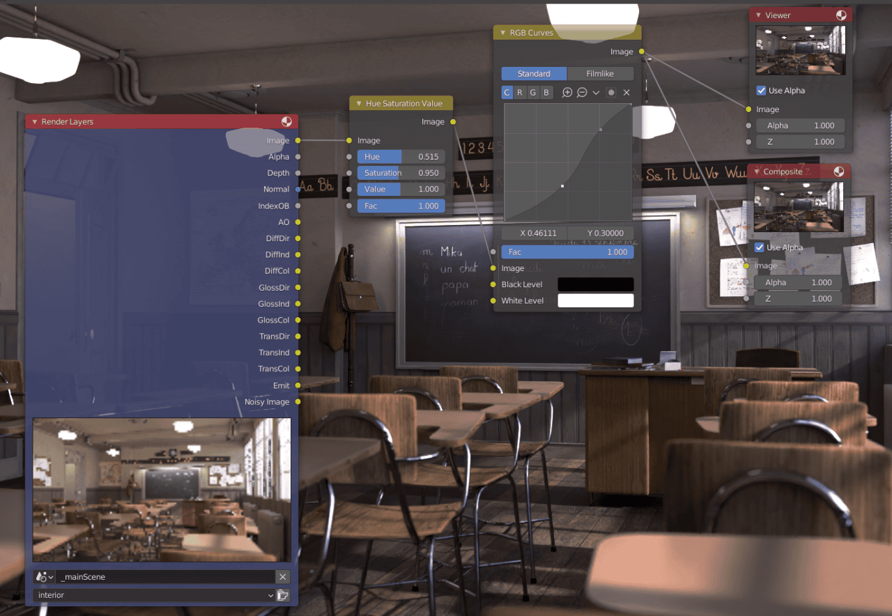 blender post processing easy setup